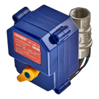 Кран с электроприводом 1/2"  KR-1501-3/220V/Brass (KR5224)